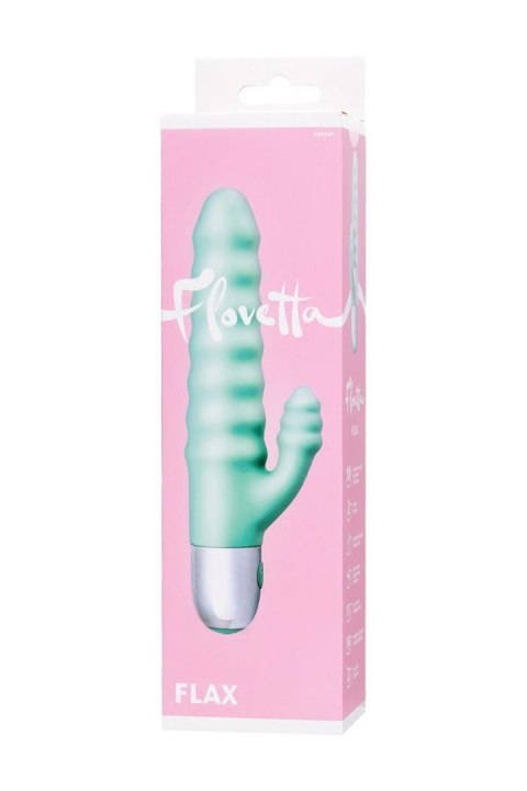 Relief vibrator with clitoral stimulation Flovetta Flax, silicone, mint, 17.5 cm TOYFA - Boys of Toys Sp. z o.o. (dystrybutor) Relief vibrator with clitoral stimulation Flovetta Flax, silicone, mint, 17.5 cm TOYFA - Boys of Toys Sp. z o.o. (dystrybutor)