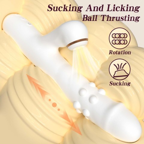 Silicone Vibrator - 3 rotating functions and 7 licking functions Boys of Toys Sp. z o.o. Silicone Vibrator - 3 rotating functions and 7 licking functions Boys of Toys Sp. z o.o.