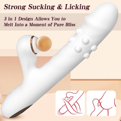 Silicone Vibrator - 3 rotating functions and 7 licking functions Boys of Toys Sp. z o.o. Silicone Vibrator - 3 rotating functions and 7 licking functions Boys of Toys Sp. z o.o.