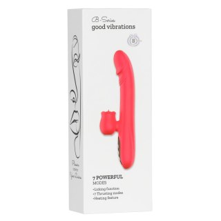 Silicone Vibrator 7 Powerful Modes - 
Licking, 7 Thrusting
Heating, Red Boys of Toys Sp. z o.o.