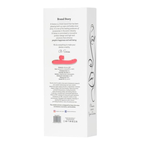 Silicone Vibrator 7 Powerful Modes - 
Licking, 7 Thrusting
Heating, Red Boys of Toys Sp. z o.o.