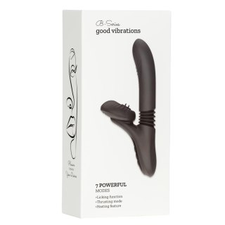 Silicone Vibrator 7 Powerful Modes - Licking,
Thrusting and Heating, Black Boys of Toys Sp. z o.o.