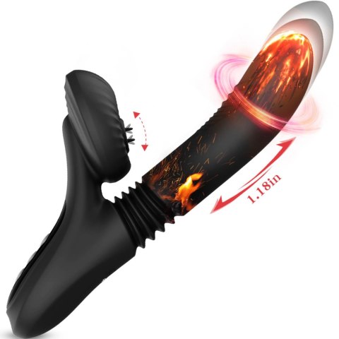 Silicone Vibrator 7 Powerful Modes - Licking,
Thrusting and Heating, Black Boys of Toys Sp. z o.o. Silicone Vibrator 7 Powerful Modes - Licking,
Thrusting and Heating, Black Boys of Toys Sp. z o.o.