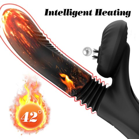 Silicone Vibrator 7 Powerful Modes - Licking,
Thrusting and Heating, Black Boys of Toys Sp. z o.o. Silicone Vibrator 7 Powerful Modes - Licking,
Thrusting and Heating, Black Boys of Toys Sp. z o.o.