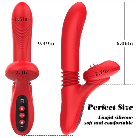 Silicone Vibrator 7 Powerful Modes - Licking,
Thrusting and Heating Boys of Toys Sp. z o.o. Silicone Vibrator 7 Powerful Modes - Licking,
Thrusting and Heating Boys of Toys Sp. z o.o.