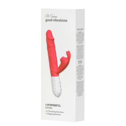 Silicone Vibrator 7 Vibration modes -
10 thrusting and
7 Flapping Boys of Toys Sp. z o.o. Silicone Vibrator 7 Vibration modes -
10 thrusting and
7 Flapping Boys of Toys Sp. z o.o.