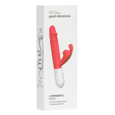 Silicone Vibrator 7 Vibration modes -
10 thrusting and
7 Flapping Boys of Toys Sp. z o.o. Silicone Vibrator 7 Vibration modes -
10 thrusting and
7 Flapping Boys of Toys Sp. z o.o.