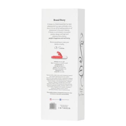 Silicone Vibrator 7 Vibration modes -
10 thrusting and
7 Flapping Boys of Toys Sp. z o.o. Silicone Vibrator 7 Vibration modes -
10 thrusting and
7 Flapping Boys of Toys Sp. z o.o.