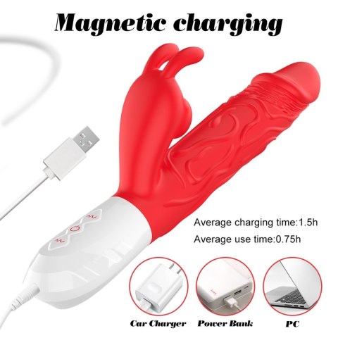 Silicone Vibrator 7 Vibration modes -
10 thrusting and
7 Flapping Boys of Toys Sp. z o.o. Silicone Vibrator 7 Vibration modes -
10 thrusting and
7 Flapping Boys of Toys Sp. z o.o.