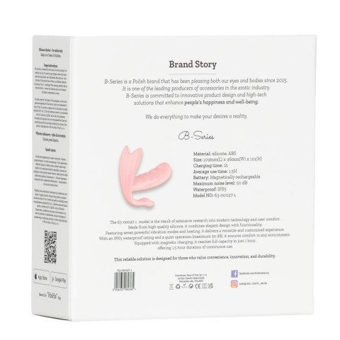 Silicone Vibrator 7 vibration modes - Heating + APP Boys of Toys Sp. z o.o. Silicone Vibrator 7 vibration modes - Heating + APP Boys of Toys Sp. z o.o.