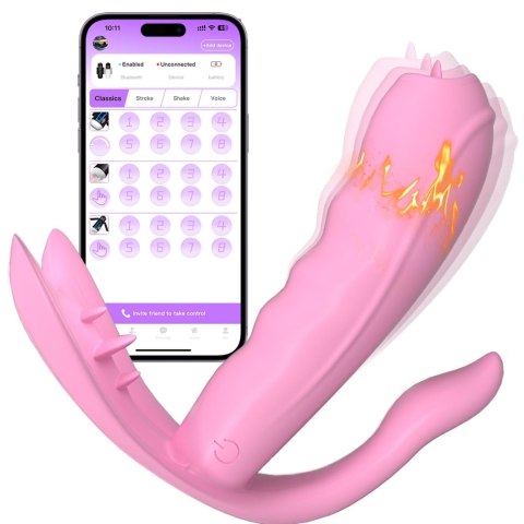 Silicone Vibrator 7 vibration modes - Heating + APP Boys of Toys Sp. z o.o. Silicone Vibrator 7 vibration modes - Heating + APP Boys of Toys Sp. z o.o.