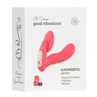 Silicone vibrator 3 speeds, 6 frequencies,
Finger function,
Heating + APP control Boys of Toys Sp. z o.o.