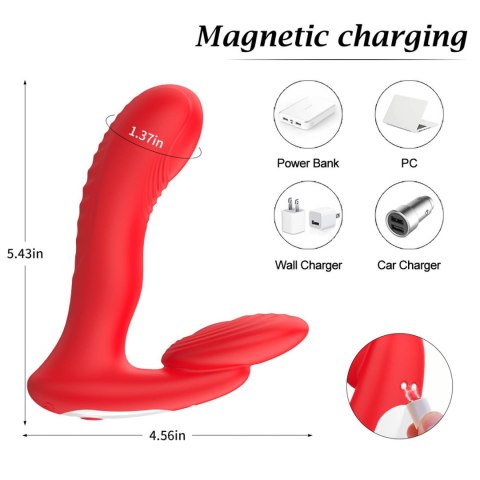 Silicone vibrator 3 speeds, 6 frequencies,
Finger function,
Heating + APP control Boys of Toys Sp. z o.o. Silicone vibrator 3 speeds, 6 frequencies,
Finger function,
Heating + APP control Boys of Toys Sp. z o.o.