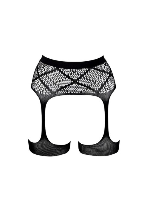Striped, Fishnet Garterbelt - One Size SHOTS