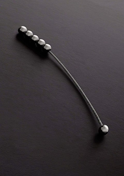 Thai Anal Beads Stick (50x15x28mm Steel Thai Anal Beads Stick (50x15x28mm Steel