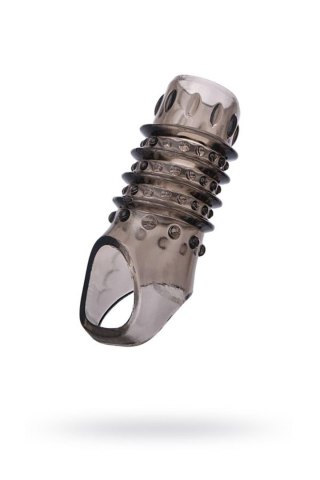 ToyFa XLover, Penis sleeve, for enlargement, TPE, transparent black, 10,5 cm TOYFA - Boys of Toys Sp. z o.o. (dystrybutor)
