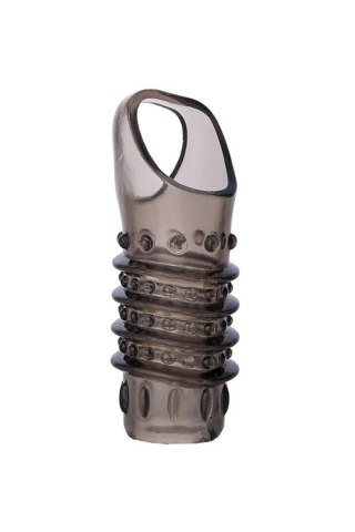 ToyFa XLover, Penis sleeve, for enlargement, TPE, transparent black, 10,5 cm TOYFA - Boys of Toys Sp. z o.o. (dystrybutor)