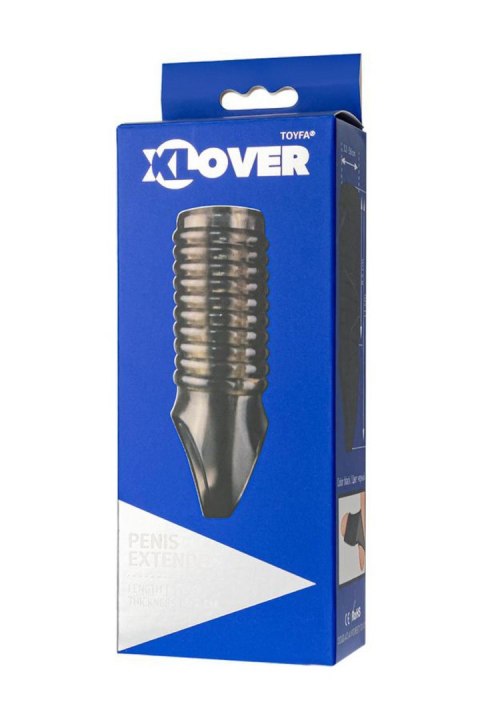 ToyFa XLover, Penis sleeve, for enlargement, TPE, transparent black, 11 cm TOYFA - Boys of Toys Sp. z o.o. (dystrybutor) ToyFa XLover, Penis sleeve, for enlargement, TPE, transparent black, 11 cm TOYFA - Boys of Toys Sp. z o.o. (dystrybutor)