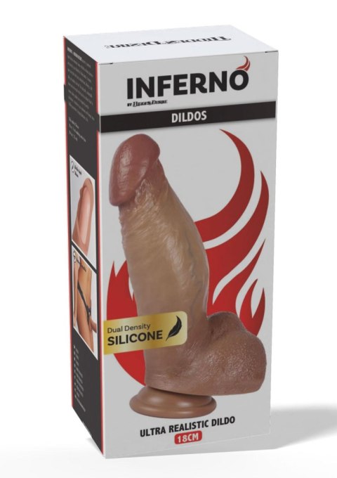 Ultra Realistic Dildo Silicone 18 cm SCALA