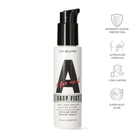 A is for Easy Fist - Creamy Anal Lubricant 120 ml MSX Distribution S.r.l. A is for Easy Fist - Creamy Anal Lubricant 120 ml MSX Distribution S.r.l.