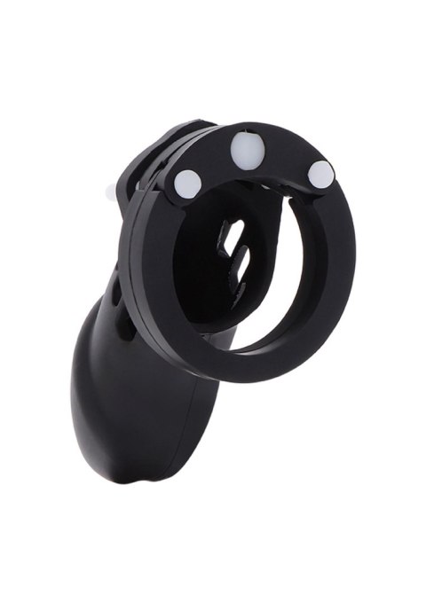 Chastity Cock Cage Slicone L Black SCALA