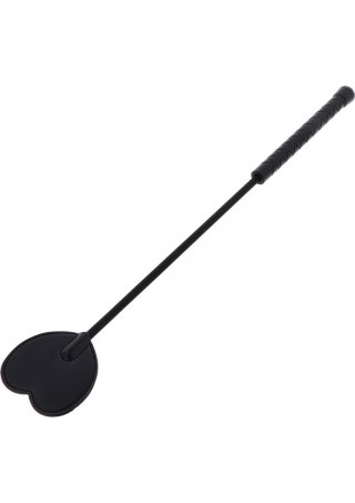 Crop Whip Heart Black SCALA