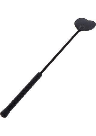 Crop Whip Heart Black SCALA