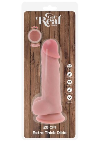 Deluxe Dual Density Thick Dildo TPE 20 cm SCALA