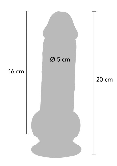 Deluxe Dual Density Thick Dildo TPE 20 cm SCALA Deluxe Dual Density Thick Dildo TPE 20 cm SCALA