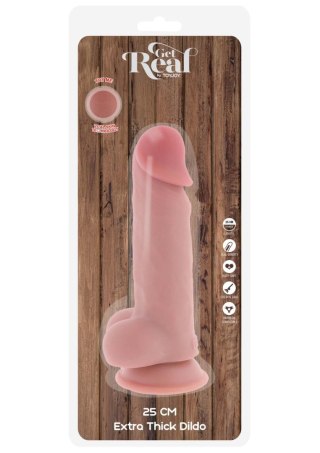 Deluxe Dual Density Thick Dildo TPE 25 cm SCALA