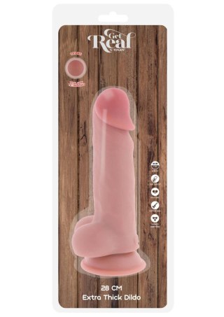 Deluxe Dual Density Thick Dildo TPE 28 cm SCALA