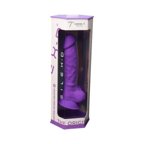 Dildo-Model 1 (7"") Purple Silexd