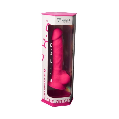 Dildo-SD.Model 1 (7"") PINK BOX Silexd Dildo-SD.Model 1 (7"") PINK BOX Silexd