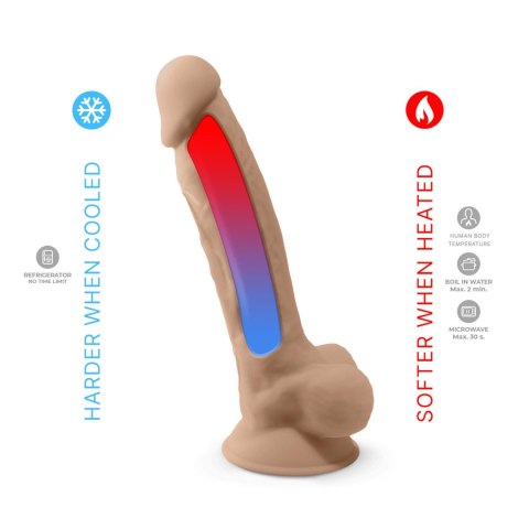 Dildo-SD.Model 1 (8"") Flesh BOX Silexd Dildo-SD.Model 1 (8"") Flesh BOX Silexd