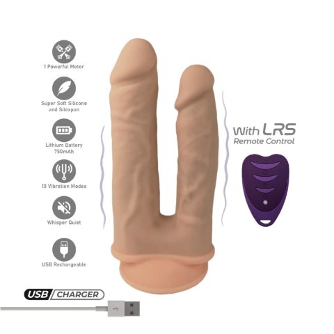 Dildo-SD.Model 1 (8""&7"") Flesh BOX Motor + LRS Silexd Dildo-SD.Model 1 (8""&7"") Flesh BOX Motor + LRS Silexd
