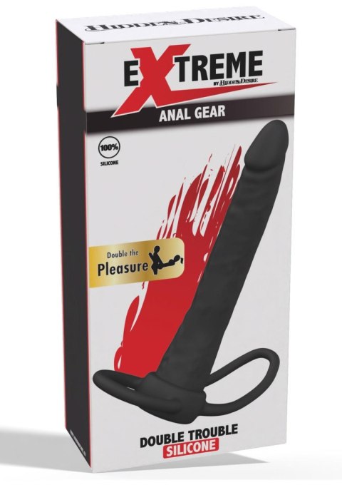 Double Trouble Anal Penetrator Black SCALA Double Trouble Anal Penetrator Black SCALA