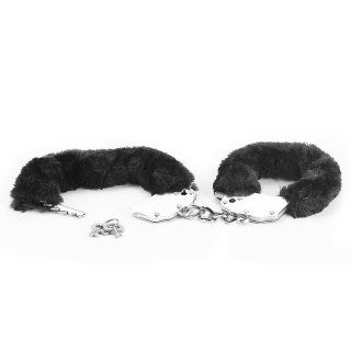 Fetish Pleasure Fluffy Handcuffs Black LoveToy - Boys of Toys Sp. z o.o. (dystrybutor)