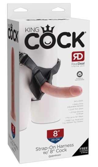 King Cock Strap-On 8 inch ORION