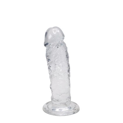 Majestic Jelly Dildo - przezroczyste żelowe dildo, 14,7 cm