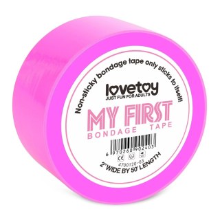 My First Non Sticky Bondage Tape Fuchsia LoveToy - Boys of Toys Sp. z o.o. (dystrybutor)