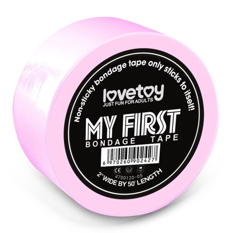 My First Non Sticky Bondage Tape Pink LoveToy - Boys of Toys Sp. z o.o. (dystrybutor) My First Non Sticky Bondage Tape Pink LoveToy - Boys of Toys Sp. z o.o. (dystrybutor)