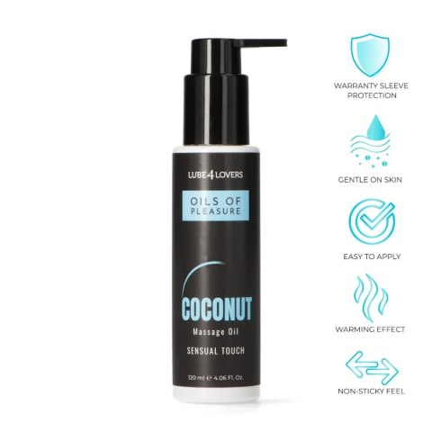 Oils of Pleasure - Coconut Massage Oil 120 ml MSX Distribution S.r.l. Oils of Pleasure - Coconut Massage Oil 120 ml MSX Distribution S.r.l.