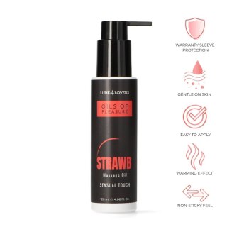 Oils of Pleasure - Strawberry Massage Oil 120 ml MSX Distribution S.r.l.
