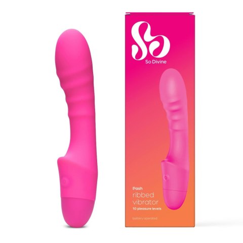 Pash Ribbed G-spot Vibrator So Divine - Boys of Toys Sp. z o.o. (dystrybutor) Pash Ribbed G-spot Vibrator So Divine - Boys of Toys Sp. z o.o. (dystrybutor)