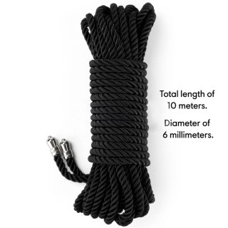 Rebellion Reign Ebony Silky Bondage Rope LoveToy - Boys of Toys Sp. z o.o. (dystrybutor)