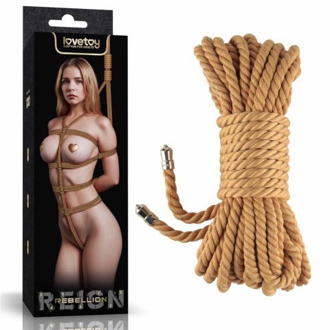 Rebellion Reign Natural Knot Bondage Rope LoveToy - Boys of Toys Sp. z o.o. (dystrybutor)