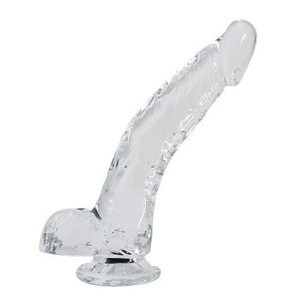 Stallion Jelly Dildo - długie przezroczyste dildo żelowe, 22 cm