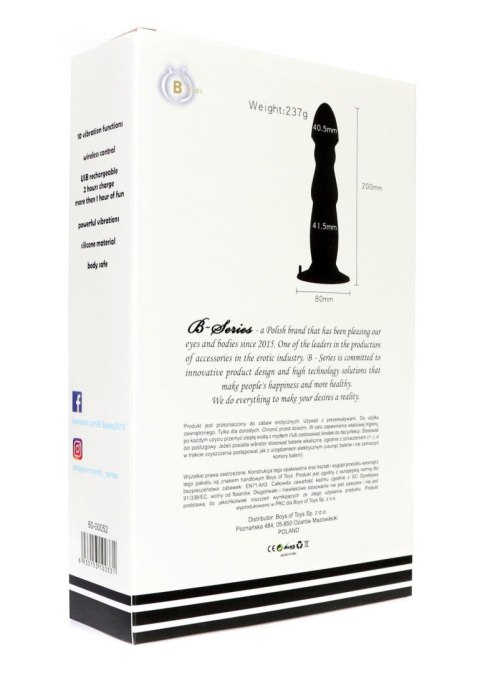 Stymulator-Prostate Massager USB 10 Function / Remote Control Boys of Toys Sp. z o.o. Stymulator-Prostate Massager USB 10 Function / Remote Control Boys of Toys Sp. z o.o.