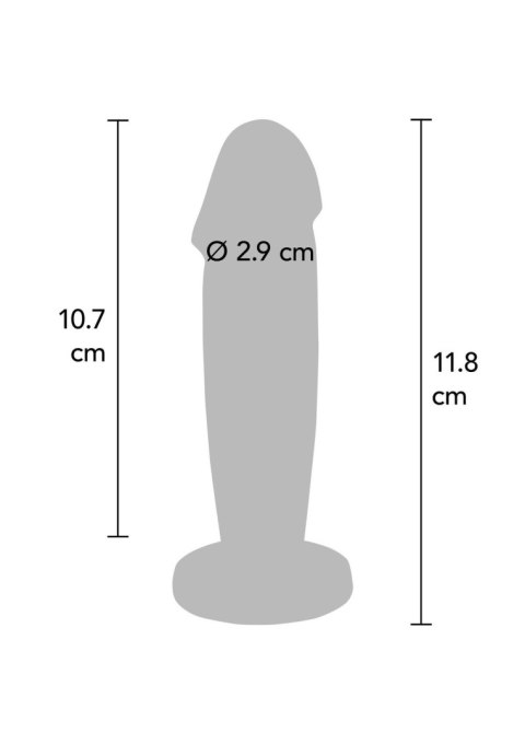 Buttplug Vibr. Penis Silver SCALA