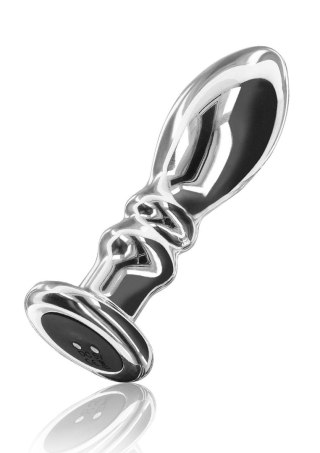 Buttplug Vibr. Ribbed Medium Silver SCALA